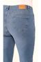 Women's Blue Plus Size High Waist Skinny Leg Blue Denim Jean Pants - 5