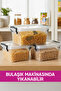 3 Pieces 3.5 Liter Food Storage Container with Lid, Legume Storage Container - 2