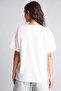 Oversize Crew Neck Tomato Print Curled Sleeve T-Shirt I5326Ax26Hs - 6