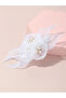 Girls White Pearls and Rhinestone Embellished Bow Hair Clip