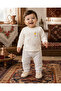 100% Cotton Baby Boy 2-Piece Set Long Sleeve Cotton Baby Set Special Occasion Set Mevlüt Babyshower