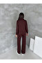 Women's Modal Fabric Drawstring Waist Zippered Tracksuit Set - 7