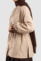 Muslin Shirred Detailed Shirt Stone - 6
