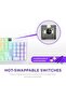 NZXT لوحة مفاتيح العاب بصرية كاملة الحجم | معدل اقتراع 8K | مفاتيح بصرية خطية | تشغيل قابل للتعديل | - 7
