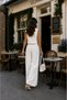 White Vest and High-Waisted Wide-Leg Pants Eden Set - 7