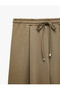 Comfortable Fit Modal Fabric Wide-Leg Sweatpants with Lace-Up Waist and Pleated Detail - 7