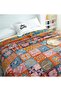 MSGKV Boho Throw Blanket 100% Cotton Blankets for Bed Couch 60'x80', Soft Fall Mexican Blanket Trave