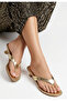 Rupa gold leather heeled slippers - 2