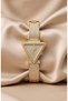 G&G Luxury Women's Steel Watch Gold Color Triangle Case Stone Inlaid Vintage Old Money Classic Elegant Stylish Premium Women's Wristwatch |   Limited Edition 2026 - 2