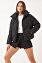 Women's Oversize Black Coat - 6