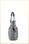 Mely Parachute Fabric Large Size Hand and Shoulder Bag with Writing - Gray - 3