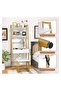 Vanity Desk Set with Stool Makeup Vanity Table with Mirror Small Makeup Vanity Dressing Table for Small Spaces Makeup Dressing Table Set for Bedroom - 3