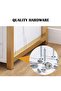 Bedside Cabinet End Table Bedside Table Wooden Nightstand with 3 Drawers and Spacious Countertop for Bedroom Sofa Side Table for Living Room (White) - 5