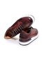 Brown Lace-Up Genuine Leather Men's Shoes - 2