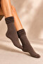 Women's Patterned Curly Terry Socks 4-Piece Socks - 3