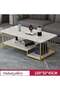 2-Tier Modern Upgraded Design Coffee Table with Drawer Storage Table for Living Room Furniture End Table 100 x 45 x 45 Centimeter - 4