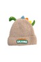 1-4 Years Old Boy's Fleece Lined Beanie with Figure - 2