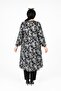 Women's Large Size Crispy Pattern Feramuar Tunic - 5