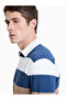 Men Striped Zipperd Polo Long Sleeve - 3