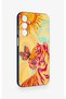 Samsung A25 Compatible Tiger of the Sun Patterned Silicone Case - 3