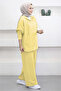9290 - Stylish and Comfortable 2-Yarn Hooded Casual Women's Set - 3