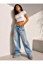Blue Floral Stone Patterned Jeans - 4
