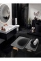 2-Piece Bath Mat Set 60X90 and 60X40 cm Soft Bath Rug with Non-Slip Base and Sponge Inside - 2