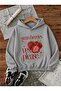 Sw Strawberries Yes, Please." Pre-Printed Colorful Women's Hooded Sweatshirt