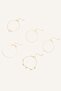 Women's 5-Piece Different Chain and Charm Detailed Bracelet Set I1343Axns - 2