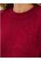 Women's Crew Neck Washed Balloon Sleeve Knit Sweater - Comfortable Fit Daily Stylish Basic Sweater - 4