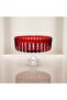 Crystal Cut Decor Sandra Presentation Bowl - Glass Bowl 25cm