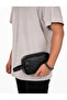 Men's Handbag Puffy Leather Daily Bag Black-2 - 2