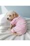 The Best Pink Striped Small Breed Dog Combed Cotton Jumpsuit Pajamas