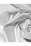White Satin Single Wing Valance Curtain, Soft Textured Decorative Living Room Curtain - 2