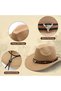6Pcs Womens Western Cowgirl Costume 70s Hippie Fringe Vest Outfit with Hat | Tassels Fringe Vest,Cowboy Hat, Holder, Leather Bracelet, Denim Scarf, Fringed Belt| Fancy Dress Outfit| Halloween Costume - 4