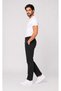Men's Belted White, Navy Blue, Black Alpaca Fabric Doctor and Nurse Medical Single Bottom Trousers - 3