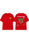 Unisex Oversize Tennis Printed T-Shirt 100% Cotton Tennis Themed Comfortable Fit Short Sleeve T-Shirt