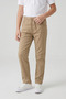 Boys' School Salmon Long and Short Sleeve Polo Collar T-Shirt Beige Ribbed Waist Pants 3-Piece Set - 3