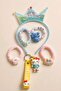 Six-Piece Children's Buckle Crown and Keychain Set - 2
