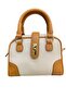 A Small Stylish Bag with a Wonderful Lock Detail Cream&Camel - 3