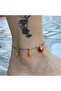 Steel Anklet with Fruit Charms