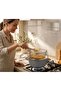 Enamel Frying Pan Stainless Wire Strainer Potato Frying Pan 22 cm - 2