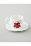 Rosea New Bone China 4 Piece 2 Person Coffee Cup Set 100 ml Pink - Mint - 4