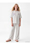 Gray Hello Kitty Printed Girls' Soft Touch Set - 2