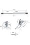 4 Pcs Gas Springs, 100N/22.5LB Gas Struts Lift Supports, Gas Shocks, Soft Close Hinges, Furniture Cabinet Door Lid Stay - 2