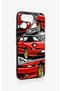 Tecno Pova Curve 2 Compatible Red Supra Patterned Silicone Case - 3