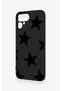 Tecno Pova Curve 2 Compatible Black Star Patterned Silicone Case - 4