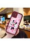 Samsung Galaxy A51 Compatible Case Camera Protector Minnie Pattern Burgundy Lover Couple Silicone Phone Case