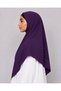 Women’s Hijab – Elegant Modest Islamic Headscarf for Muslim Women, Full-Coverage Hijab with Stylish Stitched V-Shape Detail - 2