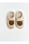 Lcw Steps Beige Teddy Bear Figured Plush Girls' Slippers - 2